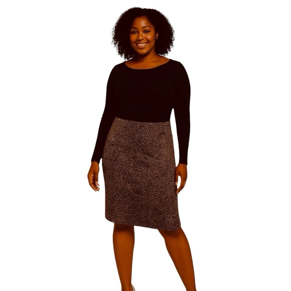 J.  Crew Leopard Print Women's Skirt, Size 14